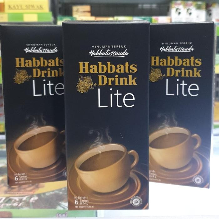 

Habbat's Drink Lite, Minuman Habbatussauda kualitas isi 6 sachet