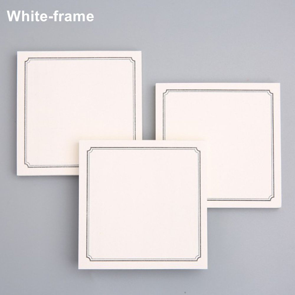 

80 Sheets Office Simple Bookmark Self-adhesive Reminder Stationery Notepad Stickers Memo Pad Sticky Notes