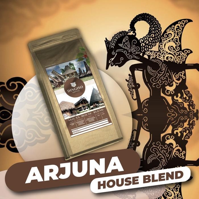 

Arjuna Houseblend 75:25 Robusta: Arabica Roasted Coffee Beans 250 gr