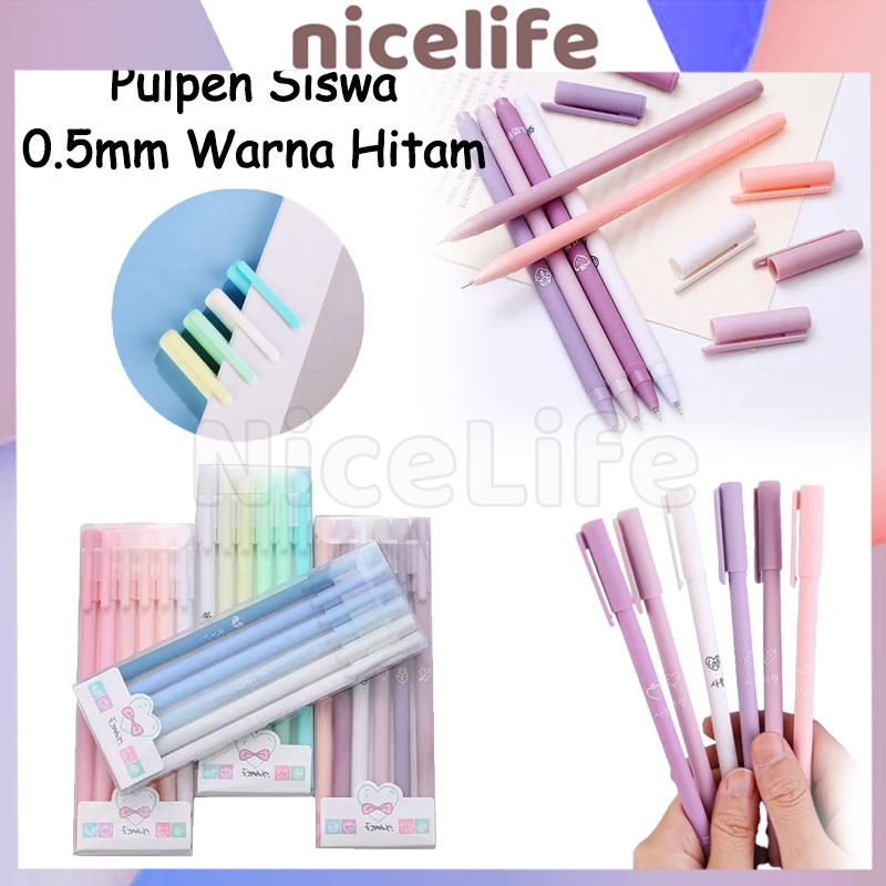 

6 Pena Pulpen Pulpen Netral 0.5MM / Pena