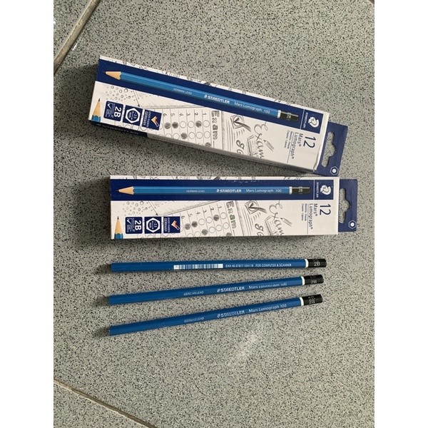 

Diskon Terbesar [12pcs]PENSIL 2B STAEDTLER / STAEDLER MARS LUMOGRAPH BLACK PENCIL 2B