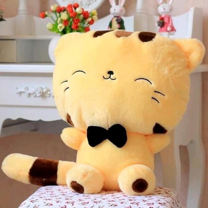 Terbaru Boneka Kucing Kwai Import Lucu Dan Imut Untuk Kado Ulang Tahun - Boneka Kucing Kuning