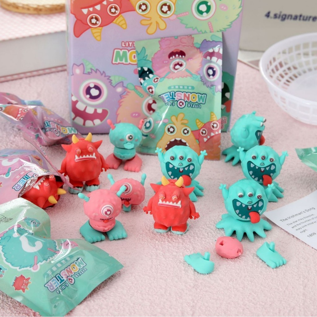 

HYPE N FANCY 1 pcs PENGHAPUS MISTERY BAG LITTLE MONSTER ER-1962 eraser hapusan Hapusan Karater lucu Alat Tulis SEKOLAH