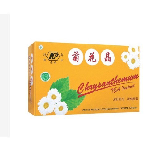 

raplas Nanfung dan SSA Chrysanthemum Tea (10 sachet @20gr) cie hwa cing
