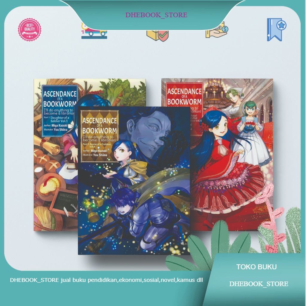 Buku (eng) Ascendance of a Bookworm Part 1 - 5