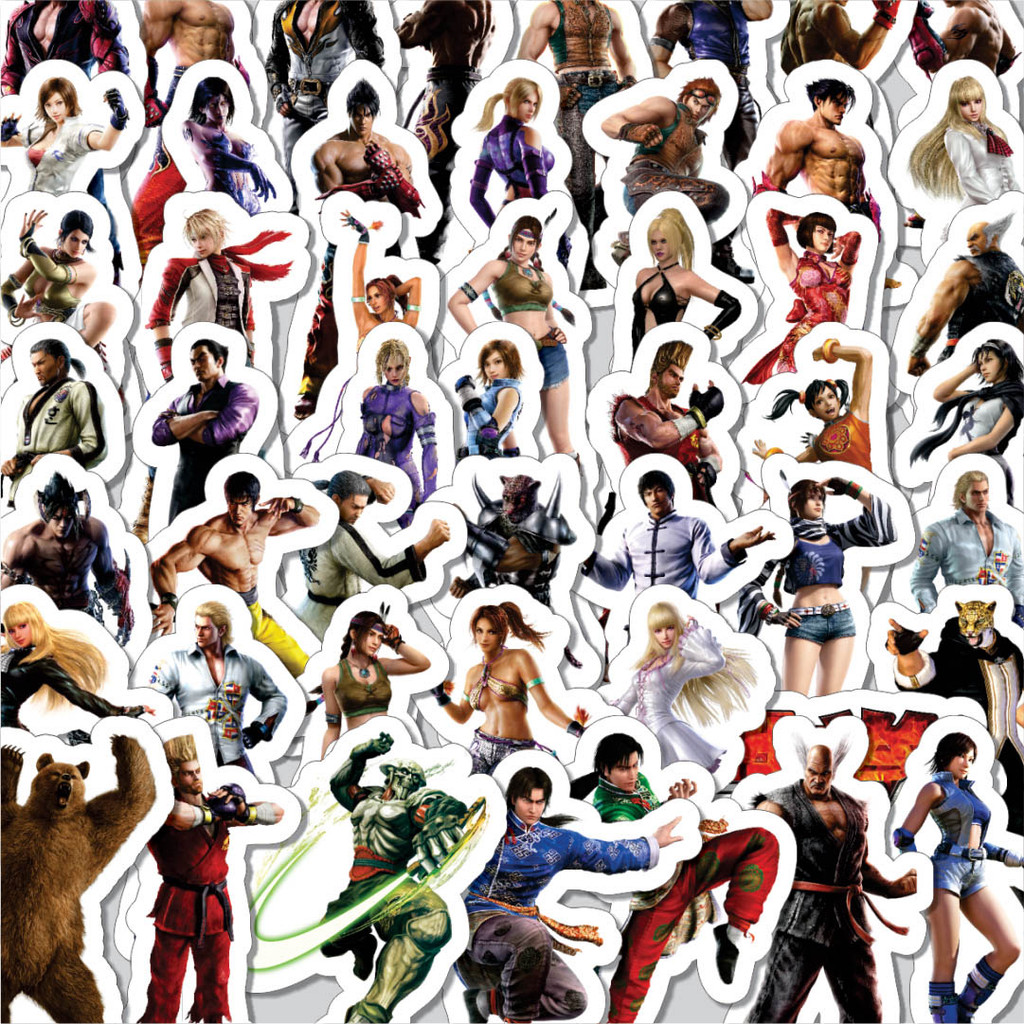 

Stiker Cutting Pack Stiker Game Series Tekken Character Mix 4 Isi 100Pcs Series Aesthetic Lucu Keren Untuk Koper Bahan Vynil
