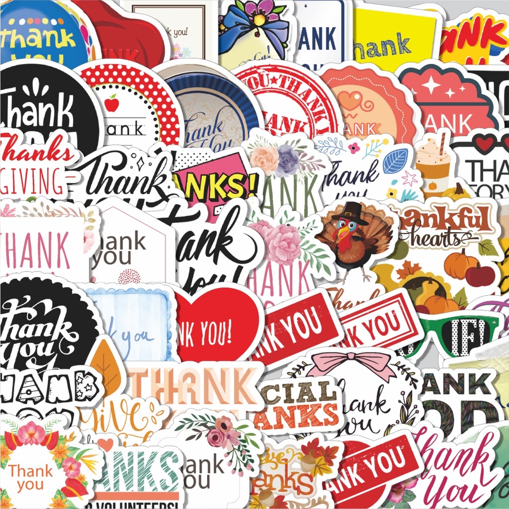 

Stiker Cutting Pack Stiker Thank You Label Series Isi 100Pcs Series Aesthetic Lucu Keren Untuk Koper Bahan Vynil