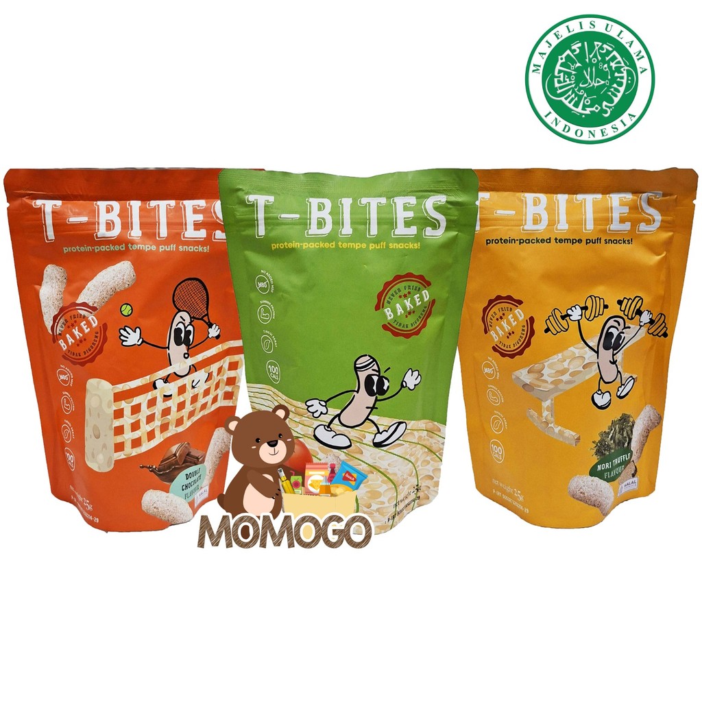 

T-BITES TEMPE PUFF SNACKS ALL VARIANT