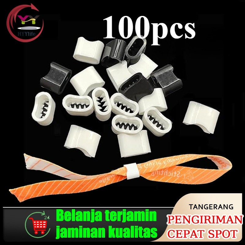 

100Pcs Plastik Lock Ring Untuk Gelang Lanyard Ring Lock Gelang Event Dan Tiket Gelang