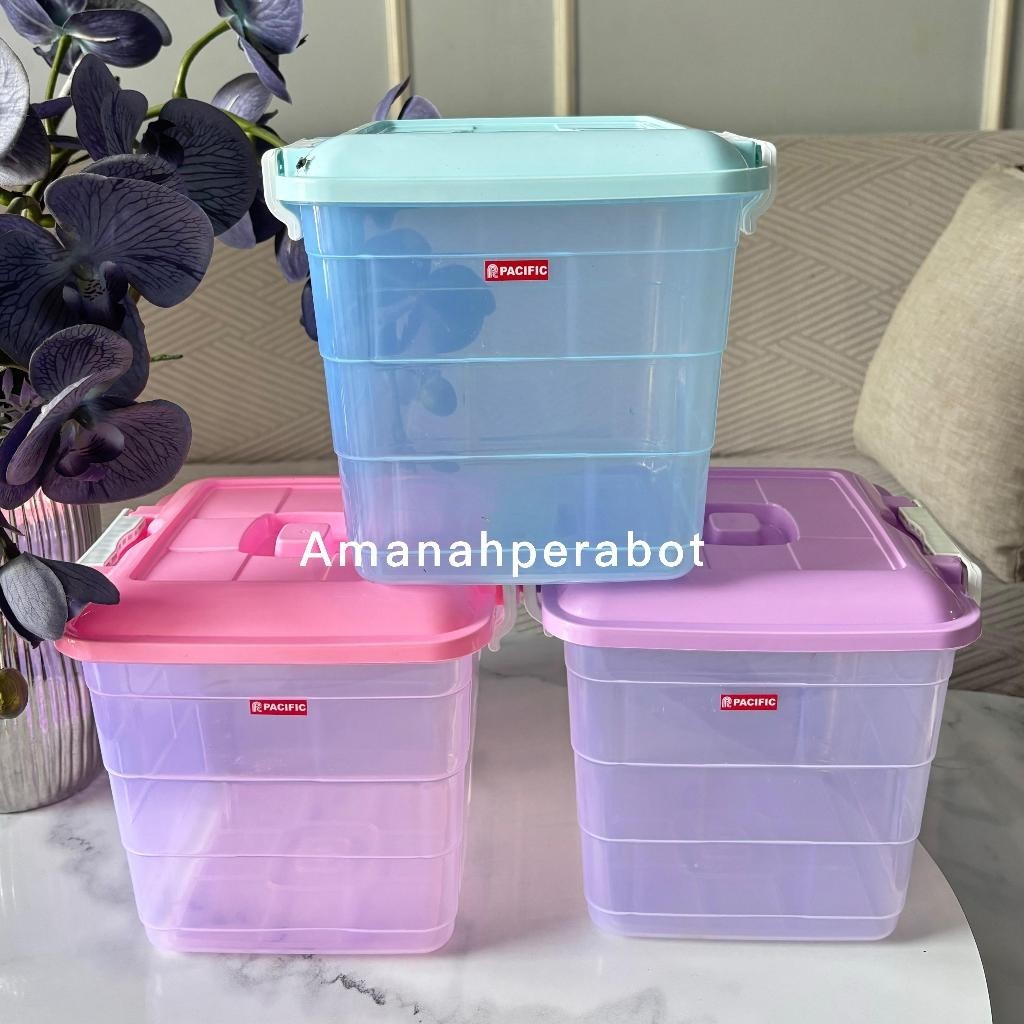 3 pcs TOPLES SEGI LOUISE 5 LITER PACIFIC TOPLES MAKANAN/TOPLES CEMILAN/TOPLES PENYIMPANAN SERBAGUNA 