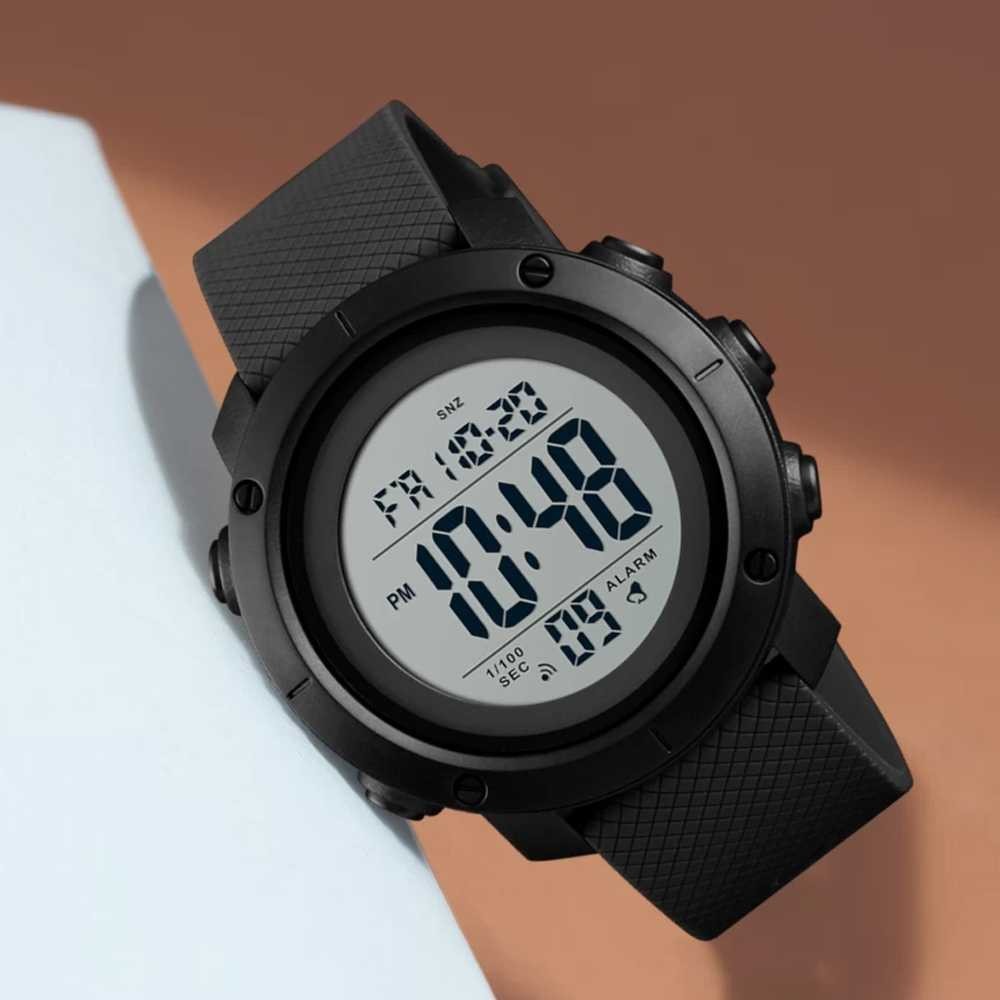 SKMEI Jam Tangan Digital Pria Strap PU Anti Air 50M - 1426 - JM