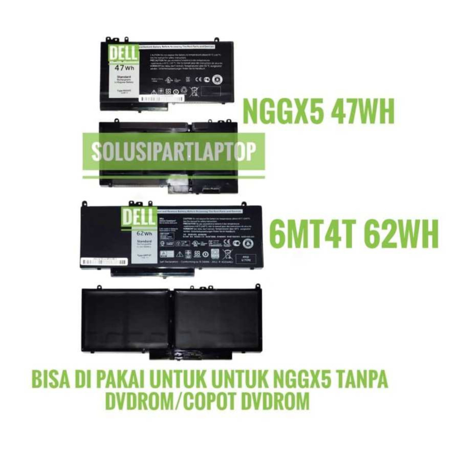 BATERAI DELL E5270 E5470 NGGX5