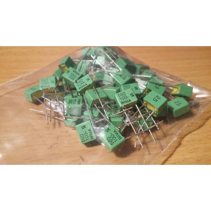 Part Capacitor 561 560pF / 100v WIMA