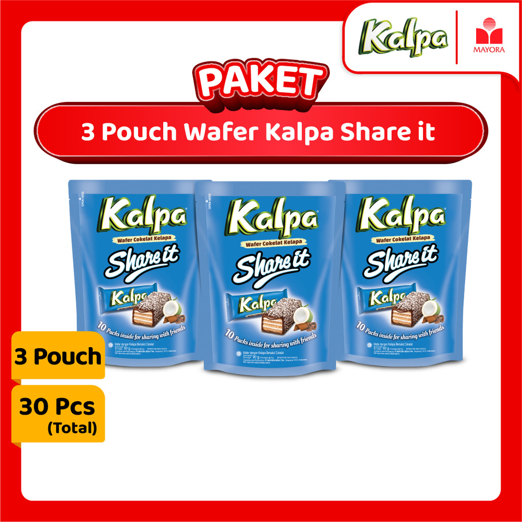 

Paket 3 Pouch Wafer Kalpa Share it