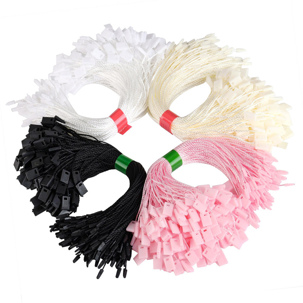 

200PCS Clothing Tag Rope Cords Polyester Hanging Tablets For Garment Bag Toys Tags Cards, DIY Clothing Lables Accessories