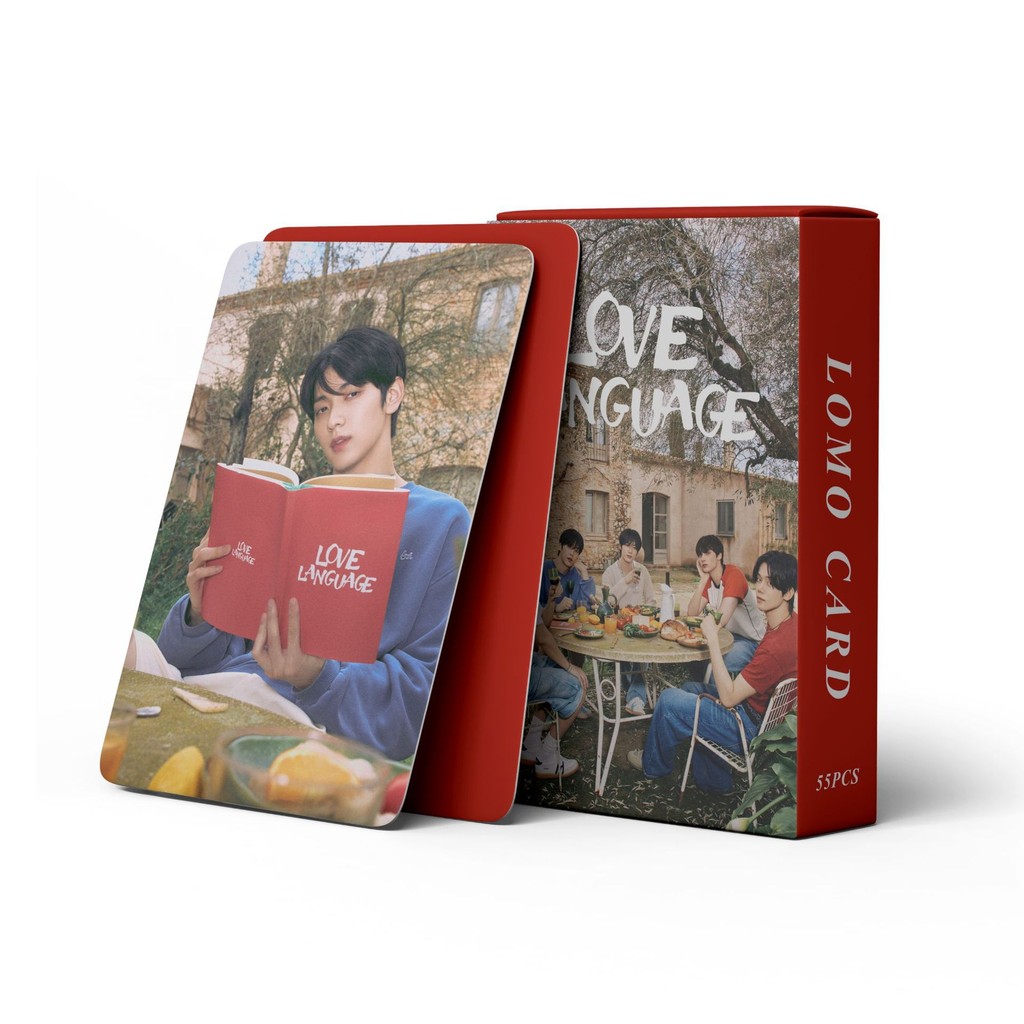 In Stock 55pcs T-group Love Language Idol Collectible Cards YEONJUN Fans Collection Card Lomo Card P