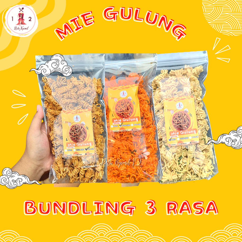 

BUNDLING SEMUA RASA 3PCS 230GRAM MIE GULUNG CETAR