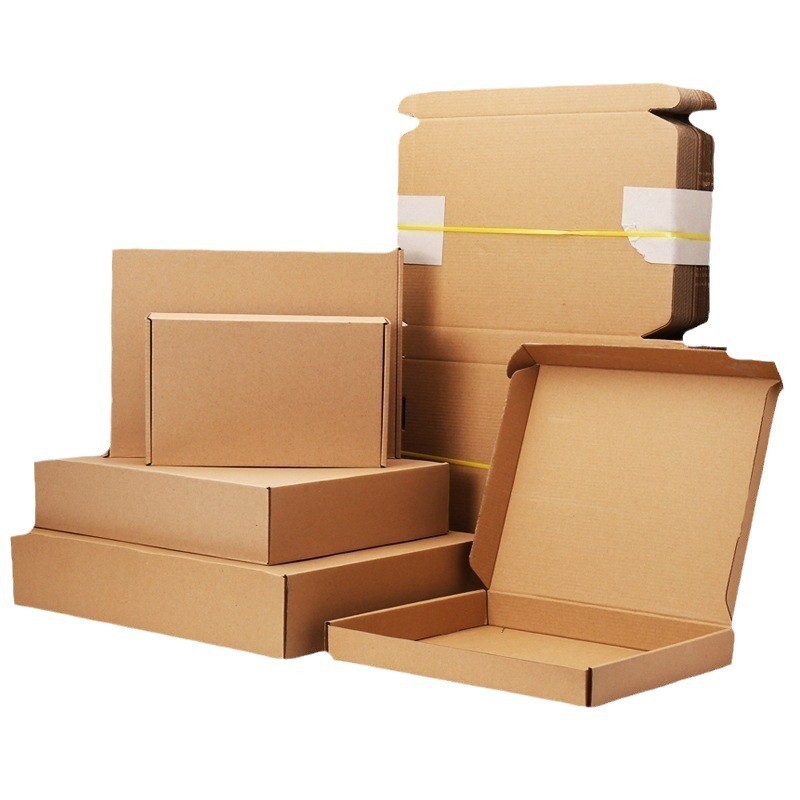 

5PCS Sturdy Corrugated Cardboard Shipping Boxes For Small Business Packaging Wholesale Bulk Orders