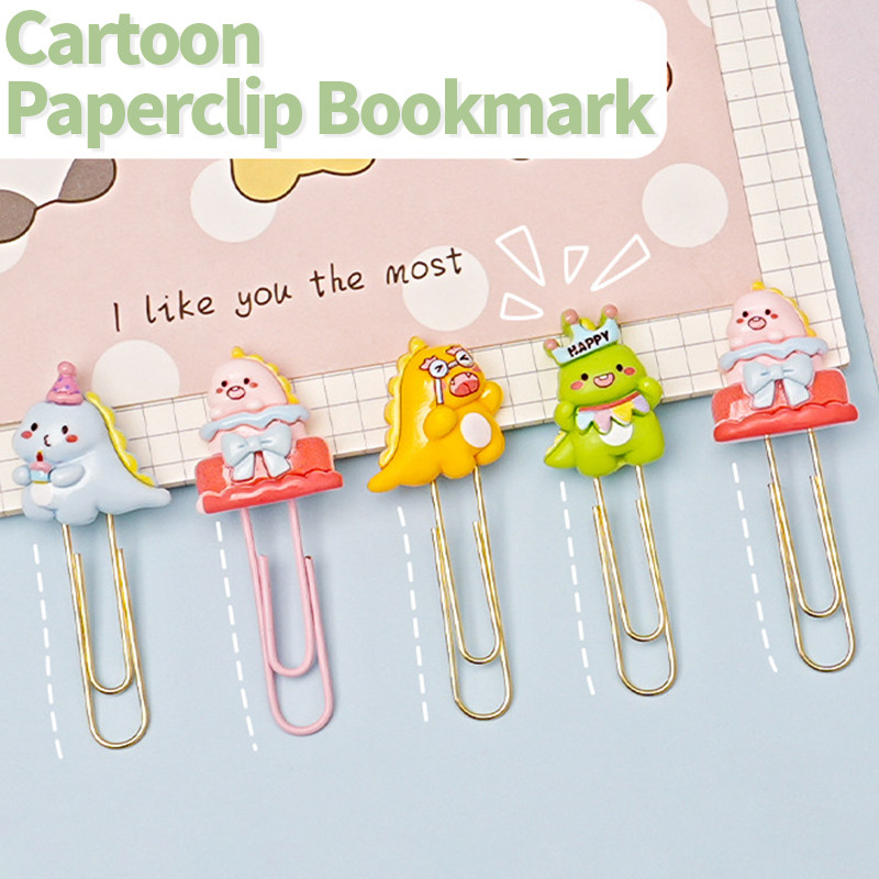 

Creative cartoon paper clip student color animal paper clip bookmark clip office metal special-shaped paper clip