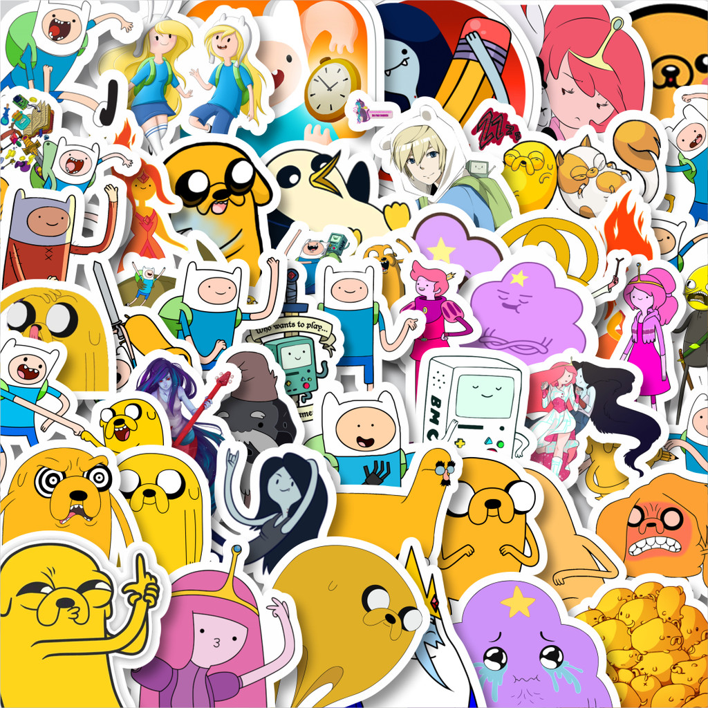 

Stiker Cutting Pack Stiker Kartun Series Adventure Time Character Mix 3 Isi 100Pcs Series Aesthetic Lucu Keren Untuk Koper Bahan Vynil