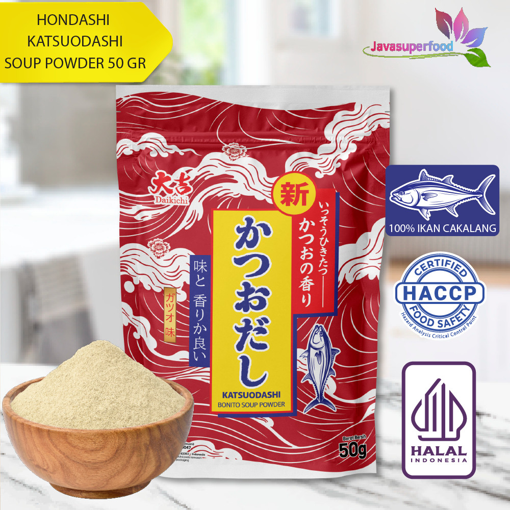 

[HALAL] HONDASHI KATSUODASHI BONITO SOUP POWDER 50 GR & 100 GR / BUMBU IKAN / BUBUK KALDU IKAN BONITO KERING / BUBUK KATSUOBUSHI / IKAN CAKALANG /MARUMOTO