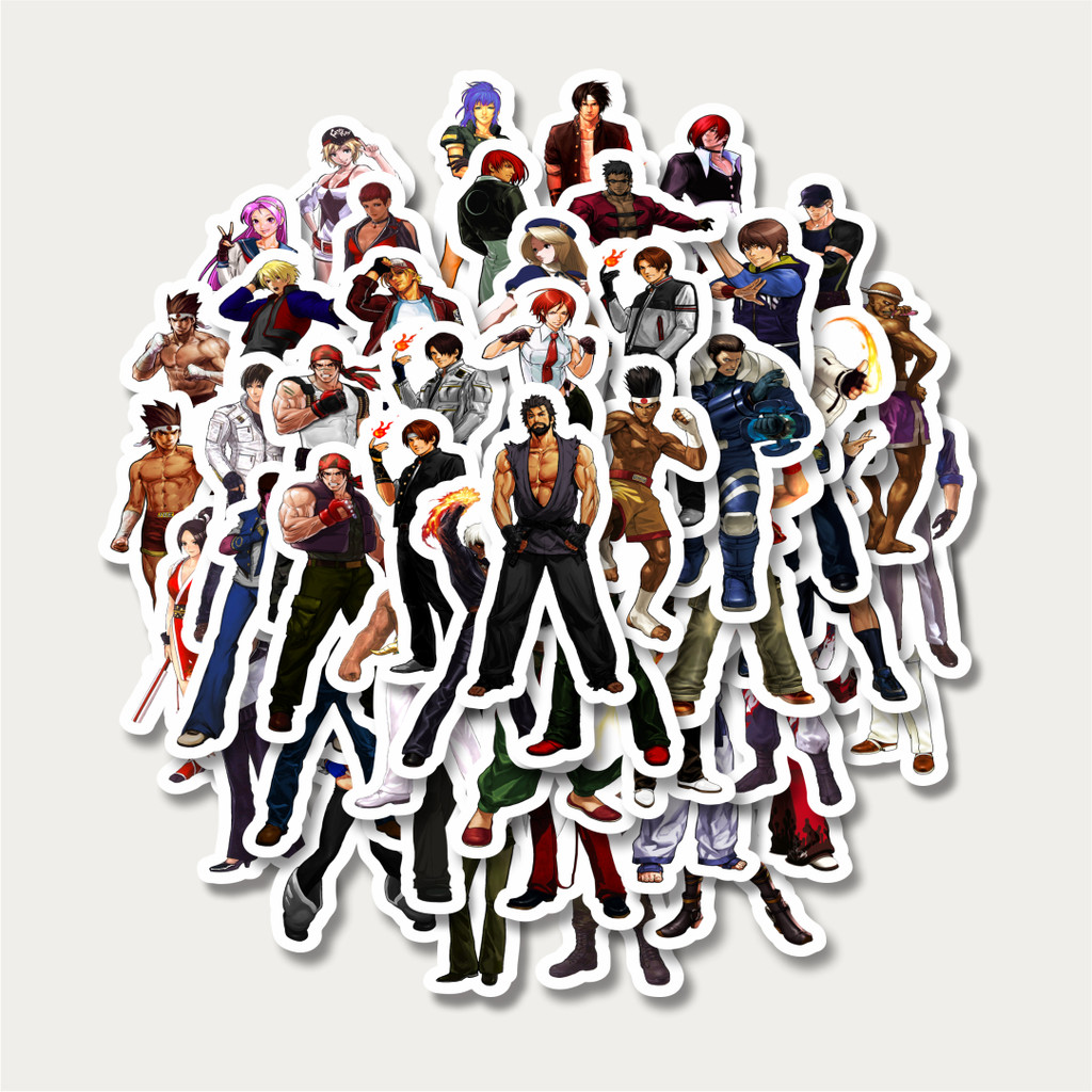 

Sticker Pack Stiker Game Series King Of Fighter Character Mix 2 | Sticker TUMBLR | Stiker LAPTOP KOPER HELM