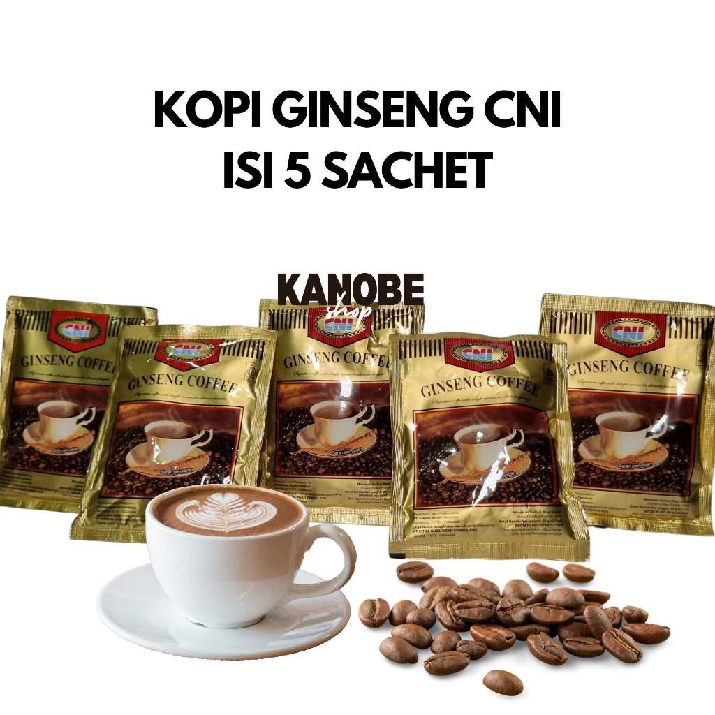 

Kopi Ginseng CNI isi 5 Sachet