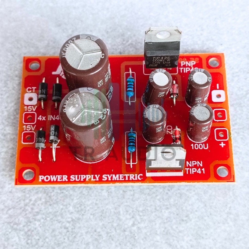 PSU CT Simetris 15V | Kit Power Supply Tone Control Audio