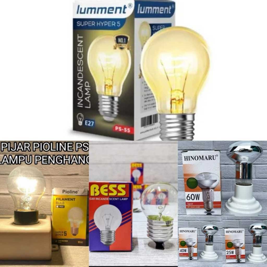 Lampu Pijar / Bohlam Pijar Penghangat Hyper 5 25 40 60 Watt / W