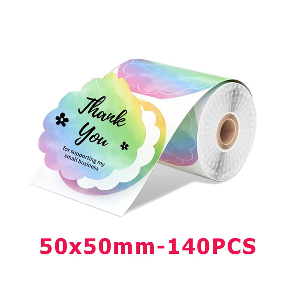 

E210 Label Printer Paper Label Sticker 50*80mm 50*30mm 40*30mm 30*20mm Compatible M110 M220 M200 P50 DETONG P1 Mini Printer