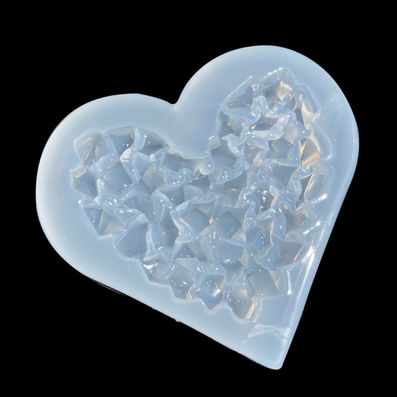 

Diamond Love Epoxy Resin Mold Crystal Stone Ornaments Silicone Mould DIY Crafts Soap Jewelry Decoration Casting Mold