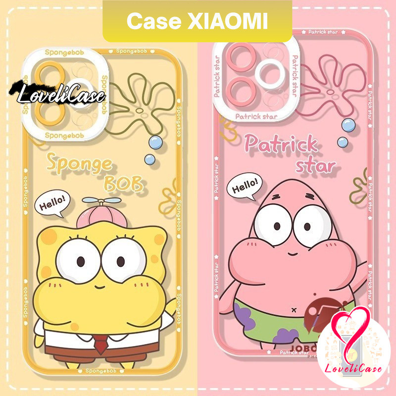 Case Redmi Premium Spongebob and Patrick  Redmi 12 13C 9C 10A 9A 12C 9T 11A 10 9 10C 9C NFC Note SCL