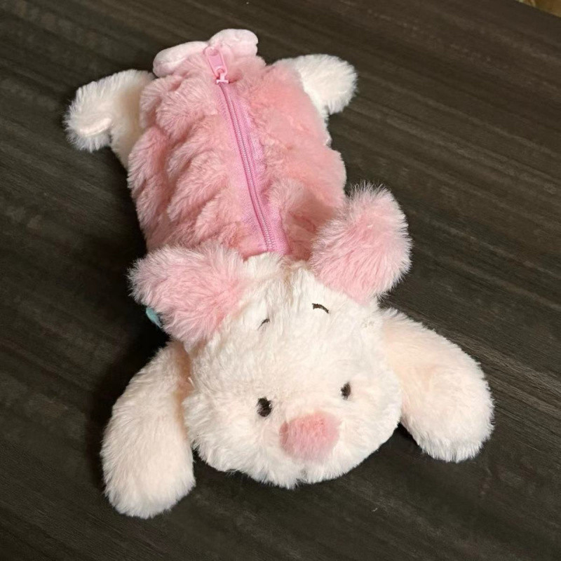 

1PCSCute pencil case，Student Storage Stationery Bag，Soft Cute Plush Student Supplies Animal Pencil Storage Bag