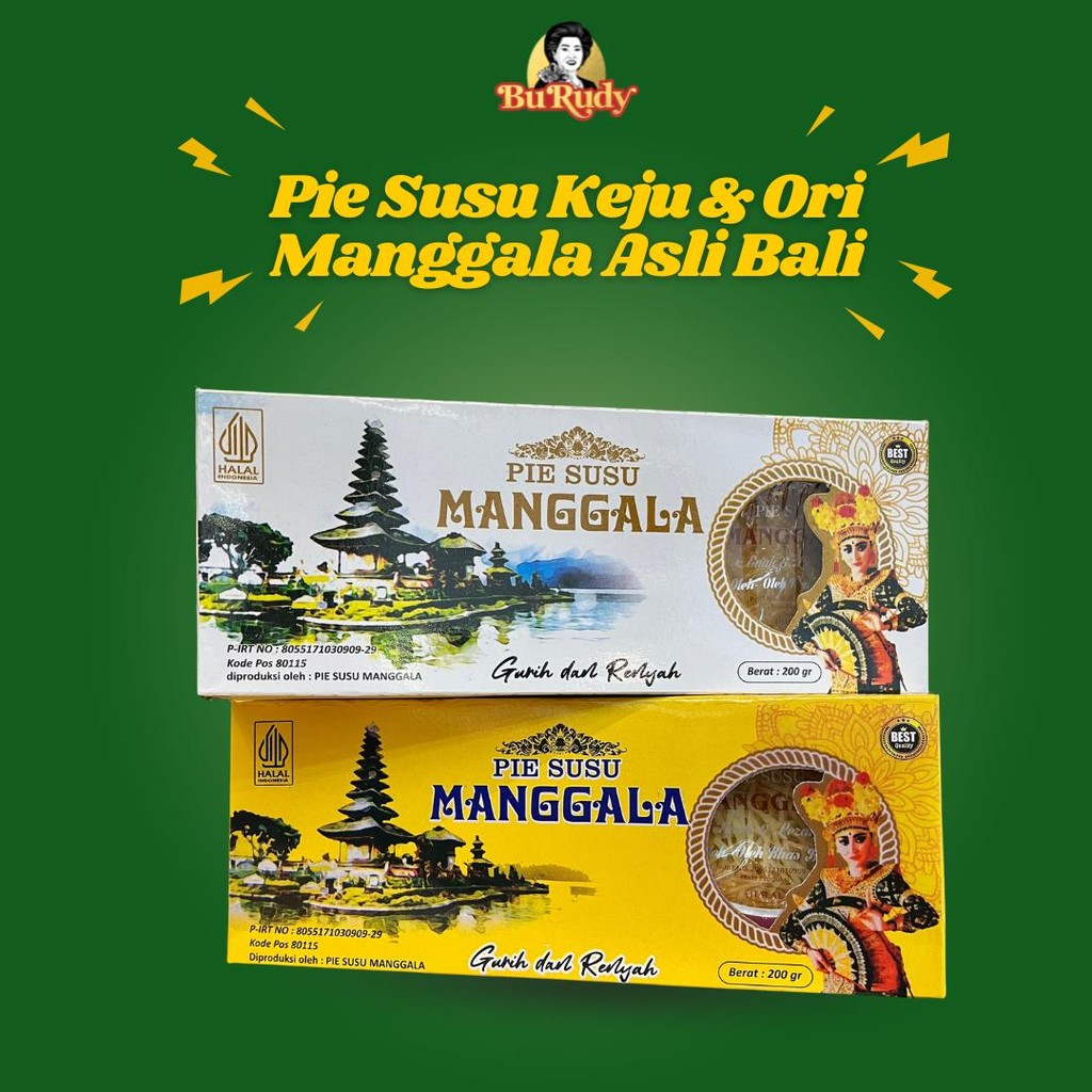 

Pie Susu Manggala Rasa Keju & Original – Oleh-Oleh Khas Bali