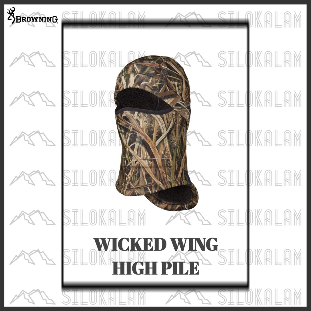 BUFF MASKER BERBURU BROWNING WICKED WING HIGH PILE BALACLAVA ORIGINAL