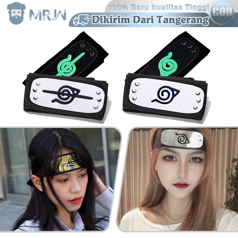 Ikat Kepala Konoha Luminous Headband Ikat Kepala Naruto Konohagakure Cosplay Aksesori Konoha Kakashi