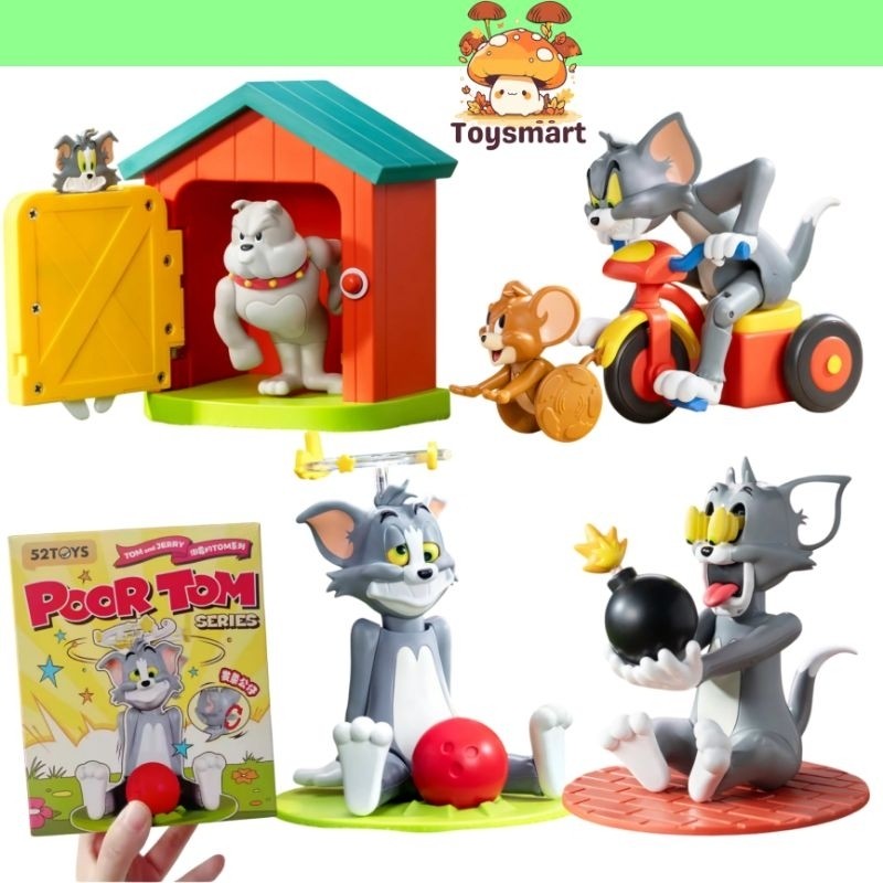 SUNMORNING    TOM AND JERRY POOR TOM SERIES BLIND BOX FIGURE TOM AND JERRY