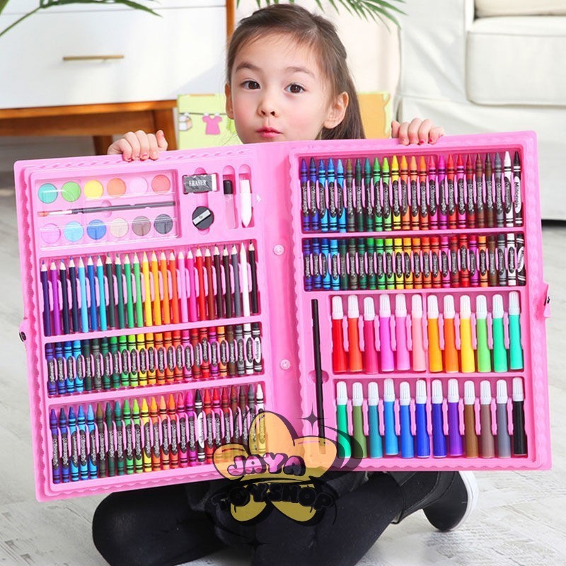 

[BIG SALE] CRAYON 150 / Crayon Pensil Warna Art Set Pensil Warna Crayon /mewarnai dan gambar /mainan mewarnai /edukasi anak