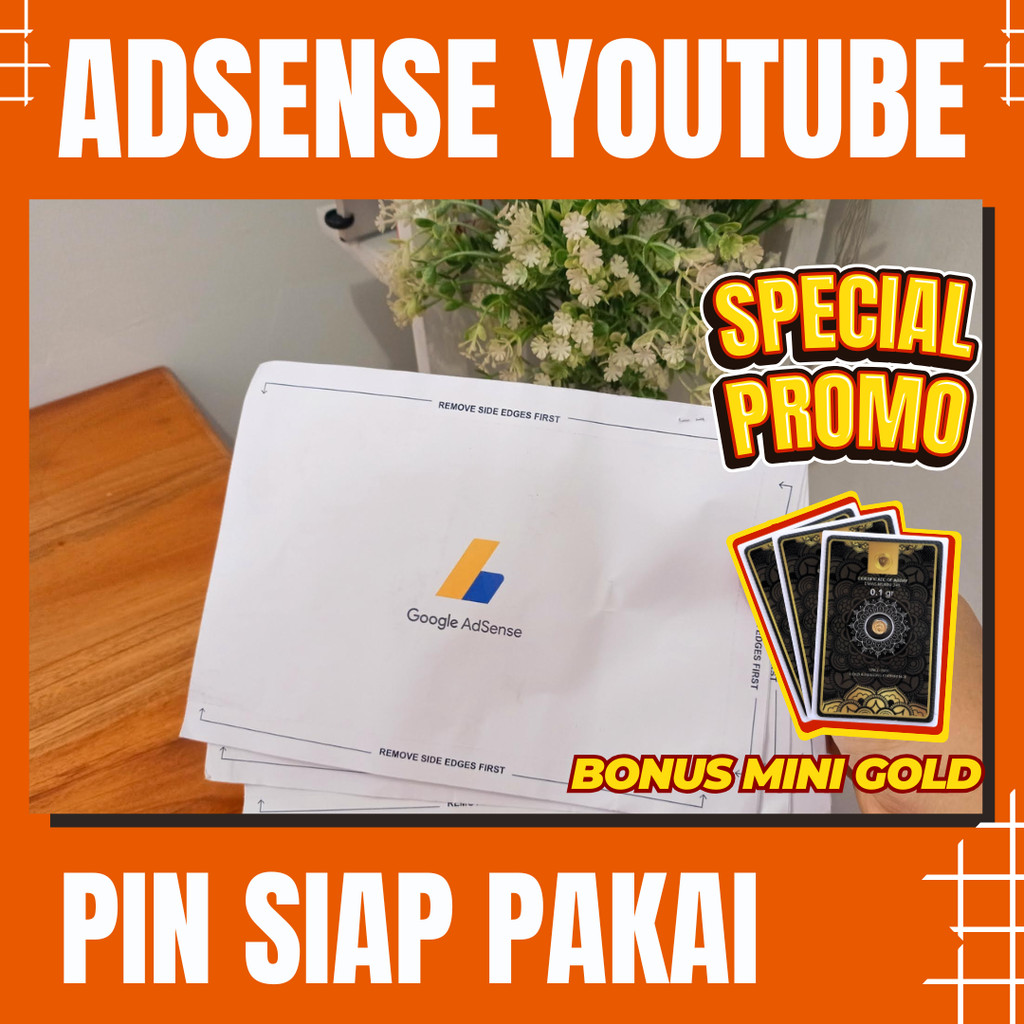 ADSENSE PIN YOUTUBE SIAP PAKAI BIAR CEPAT GAJIAN