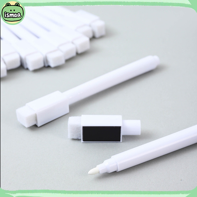 

Spidol Wipe Clean Putih untuk Whiteboard, Spidol Pen dengan Penghapus Khusus