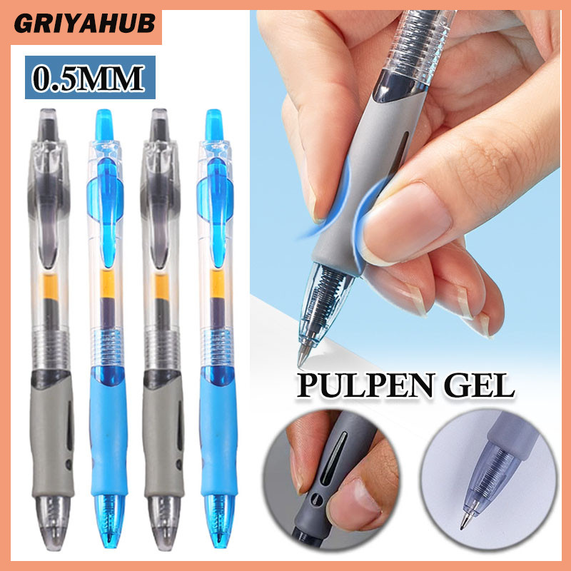 

Round Tip Bolpoin Sakira/Pulpen Gel Ink 0.5MM Standar/ Pena Pen Pencet Tinta Cair/Retractable Pen