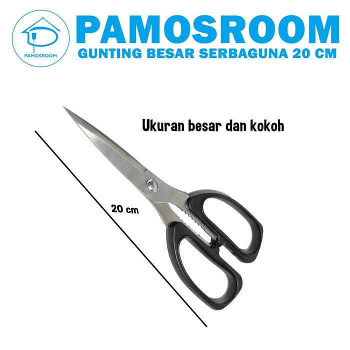 

Pamosroom Gunting Kertas Gunting Stainless Steel Anti Karat Gunting Multifungsi Ukuran Besar