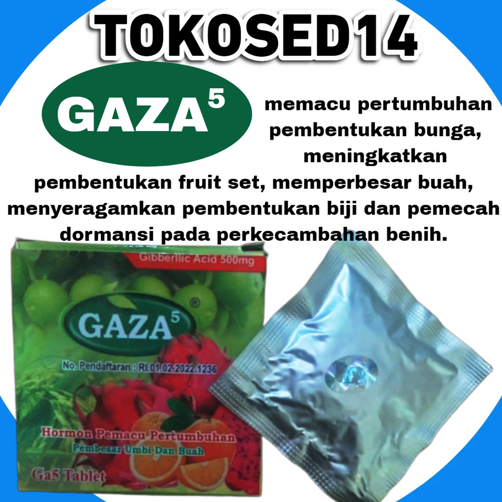 GAZA zpt pembesar buah hormon buah naga  melon  umbi ga5 ga 5 giberlin