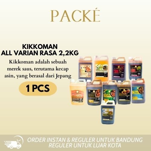 

Saus Kikkoman Kemasan Jerigen 2.2 Liter All Varian
