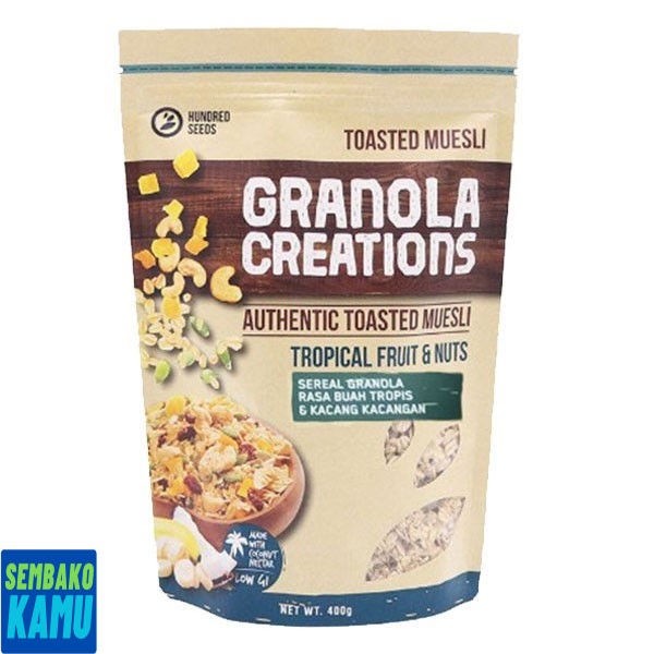 

granola Creations Tropical Fruit & Nuts 400 gr