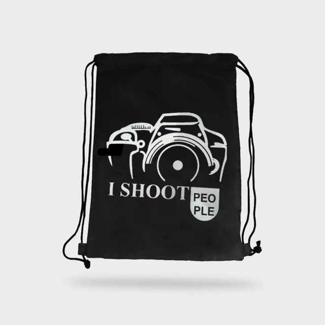 KYS KAMERA - Tas Ransel Serut Pria Wanita Kanvas Murah