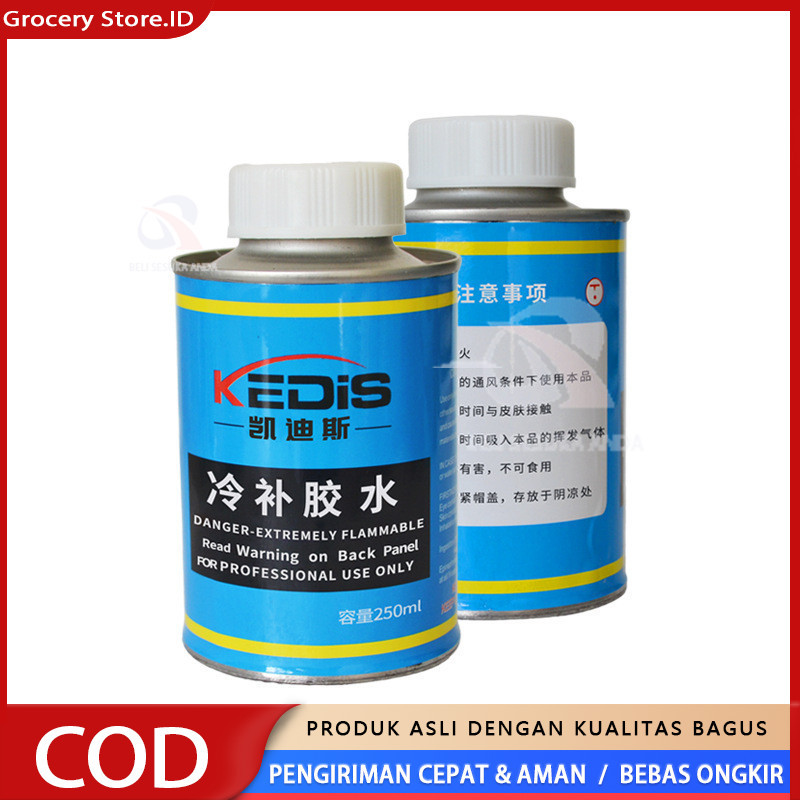 250 ML Lem Tambal Ban Lem perbaikan ban Lem Ban Hitam Roda Kendaraan - Lem Ban Roda Kendaraan Car Ti