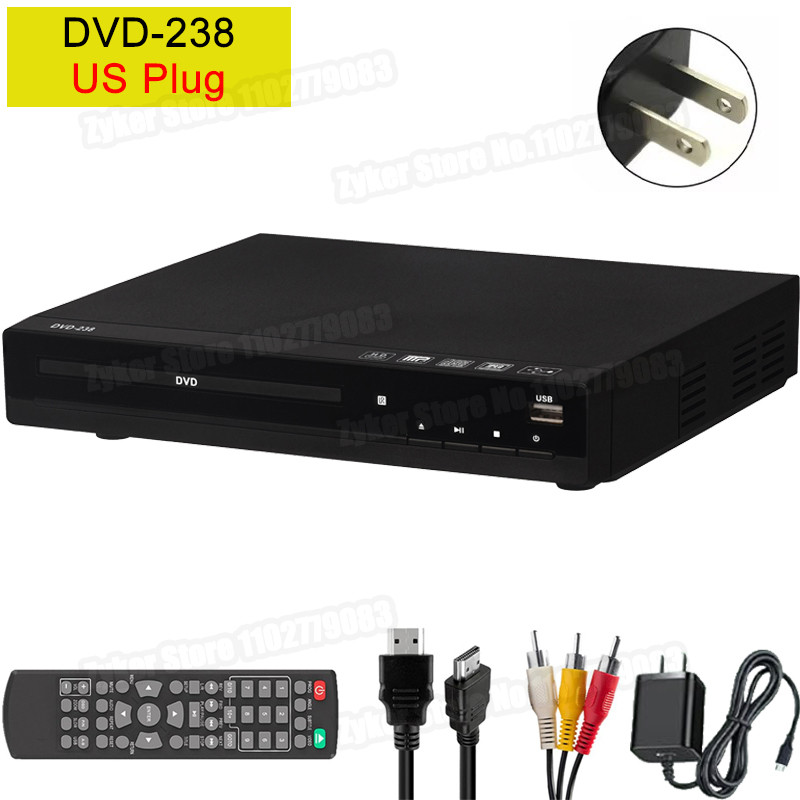 DVD Player DVD 238 1080P HD DVD Player Home Multimedia DVD Player Box For TV DVD CD Players Home The