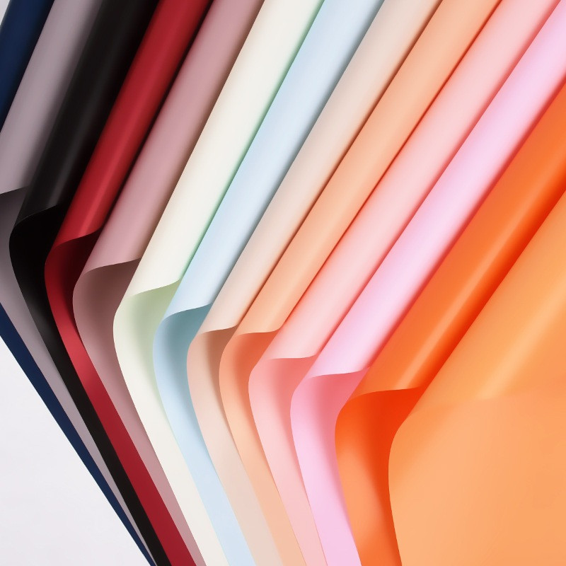 

Hopepaper.id - Flower Wrapping Paper Kertas Buket Bunga Polos Korea Cellophane Waterproof KB01