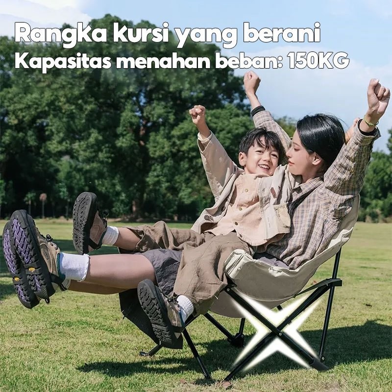 Kursi Lipat Outdoor Kursi Santai Kain Oxford Bangku Lipat Kursi Lipat Portable